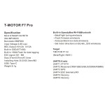 Wholesale T-MOTOR F7 PRO STM32F722 RET6 F7 V2 Flight Controller Type-C Built- in Wi-Fi 8x PWM BF/INAV for RC Racing Drones